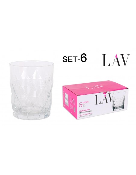 10884s   set 6 verre 345cc keops